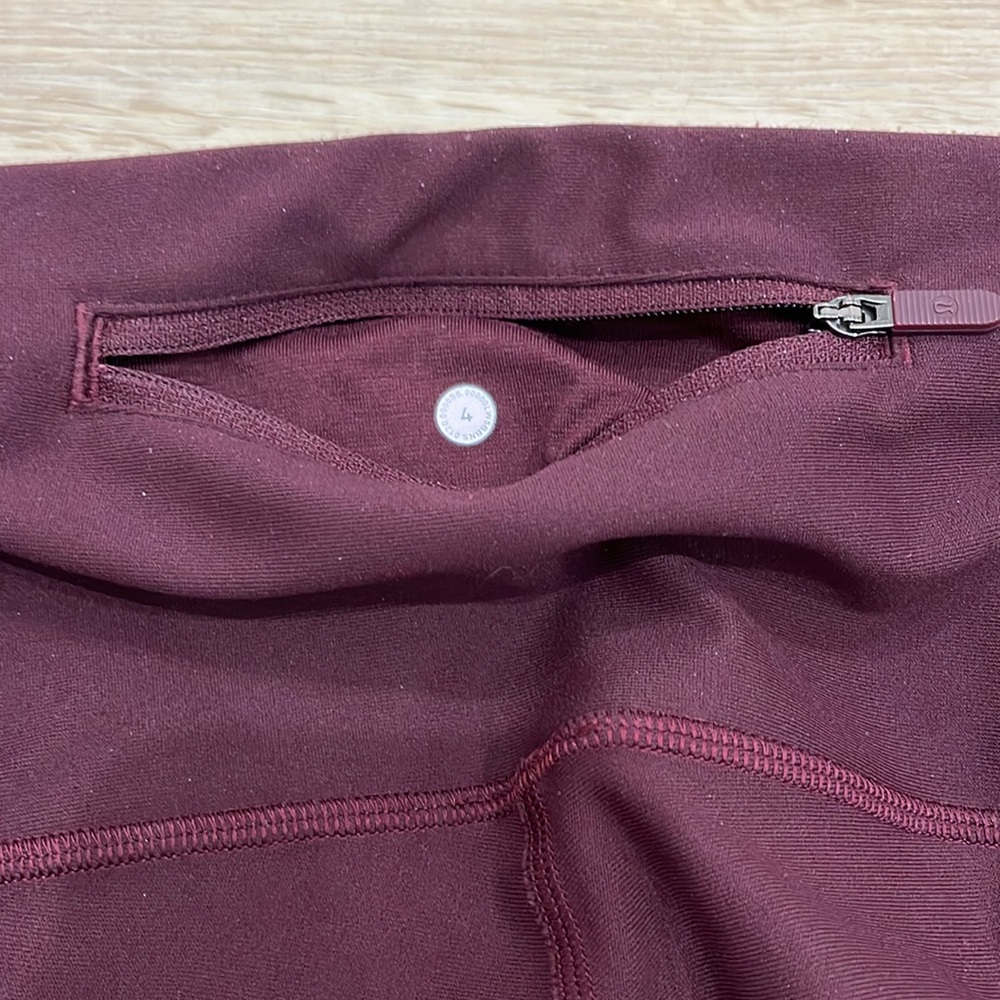 Lululemon Zoned In Tight *27" Cassis - Picture 7 of 13